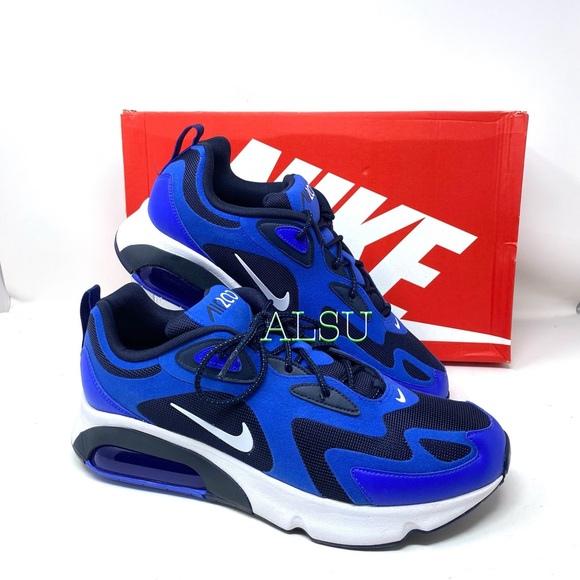 Nike Air Max 200 Racer Blue White Men’s Sneakers - Picture 8 of 10